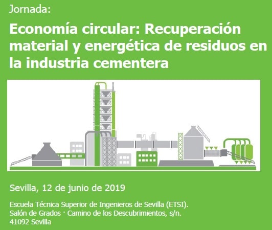 Sevilla acoge la jornada: Economía circular: Recuperación material y energética de residuos en la industria cementera