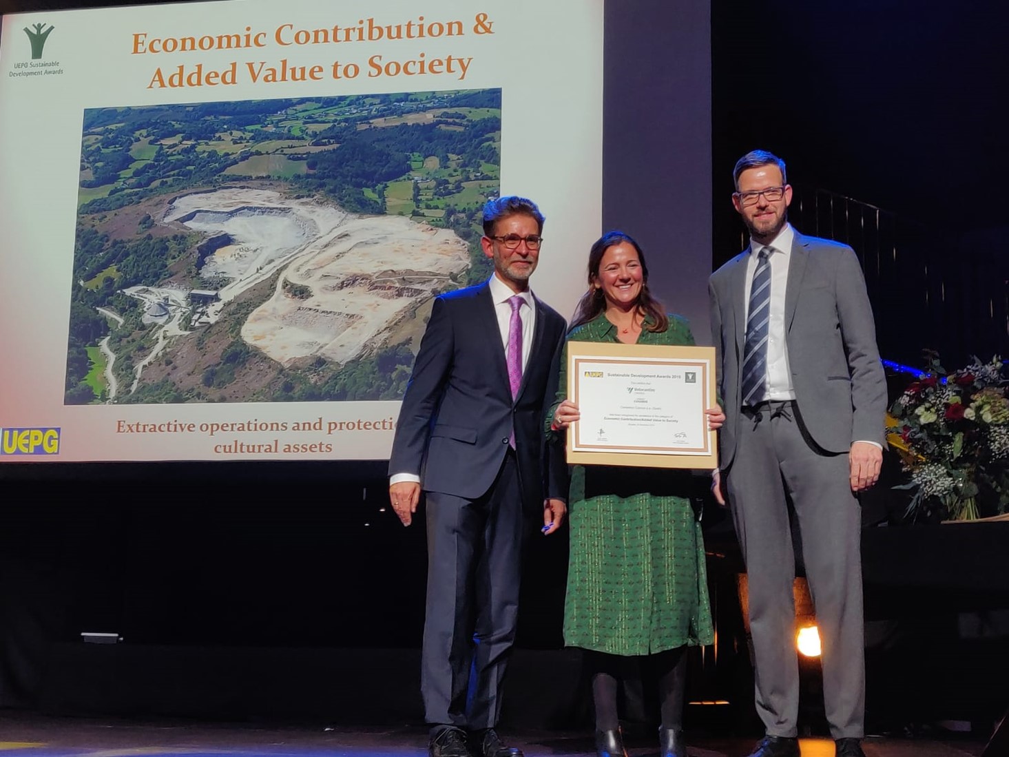 La Unión Europea de Productores de Áridos premia dos proyectos sostenibles de Votorantim Cimentos