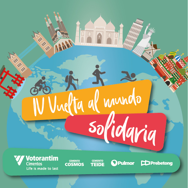 Votorantim Cimentos promueve la solidaridad y salud con la Vuelta al mundo solidaria