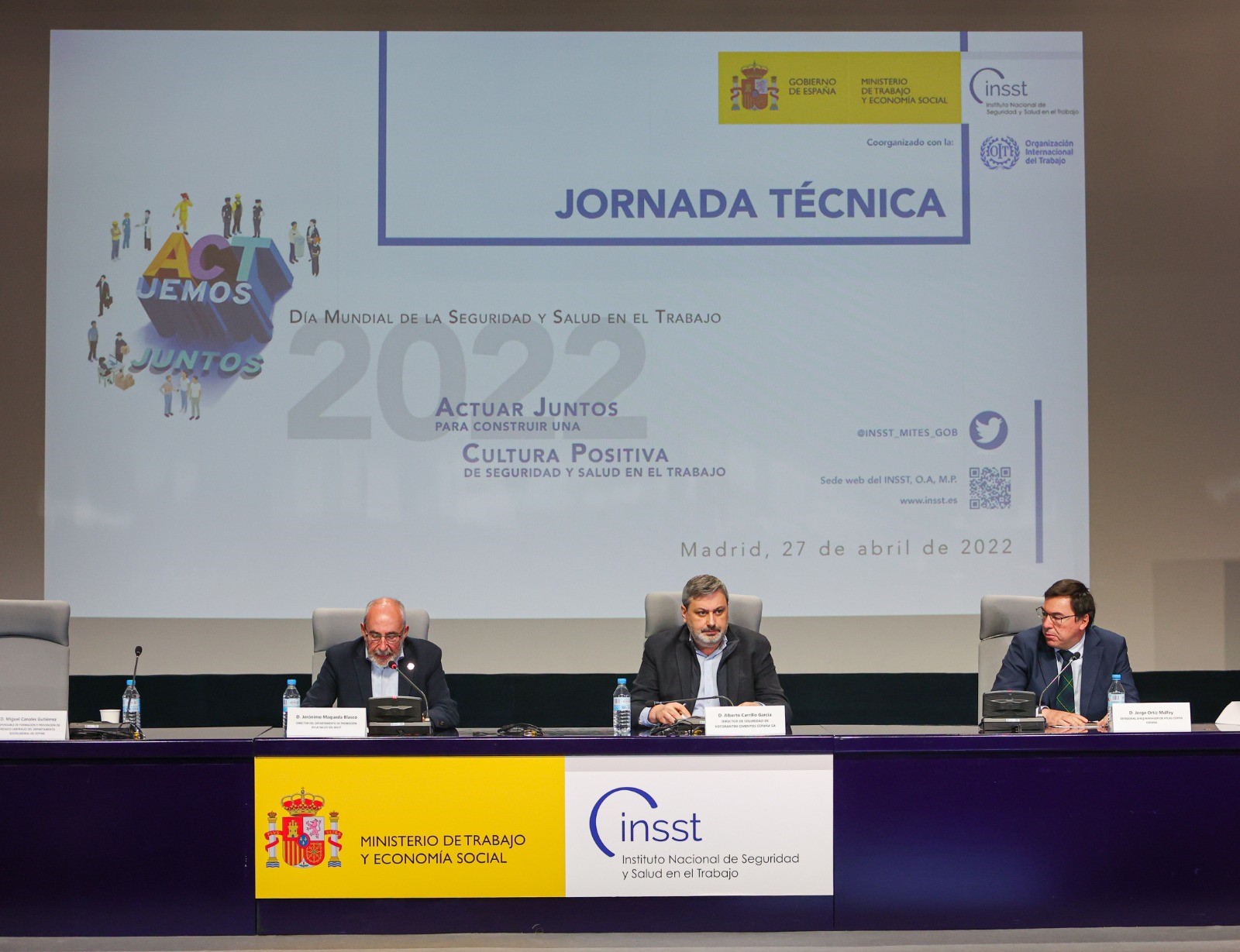 Votorantim Cimentos participa en la jornada del INSST para celebrar el día mundial de la Seguridad en el Trabajo