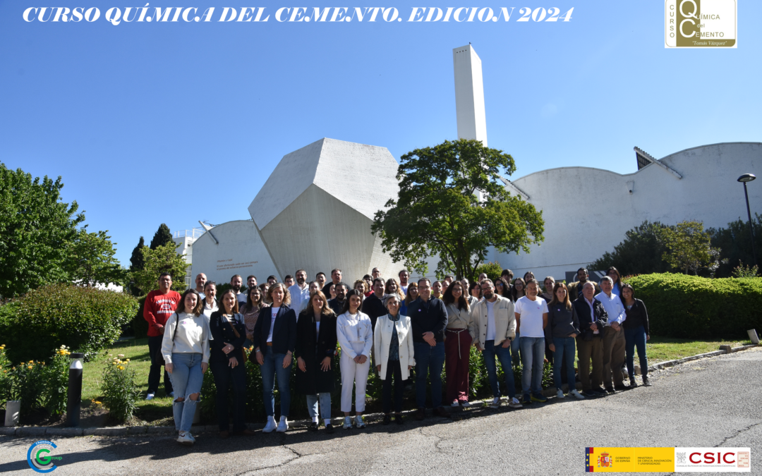 Finaliza con éxito una nueva edición del curso de la Química del Cemento ‘Tomás Vázquez’