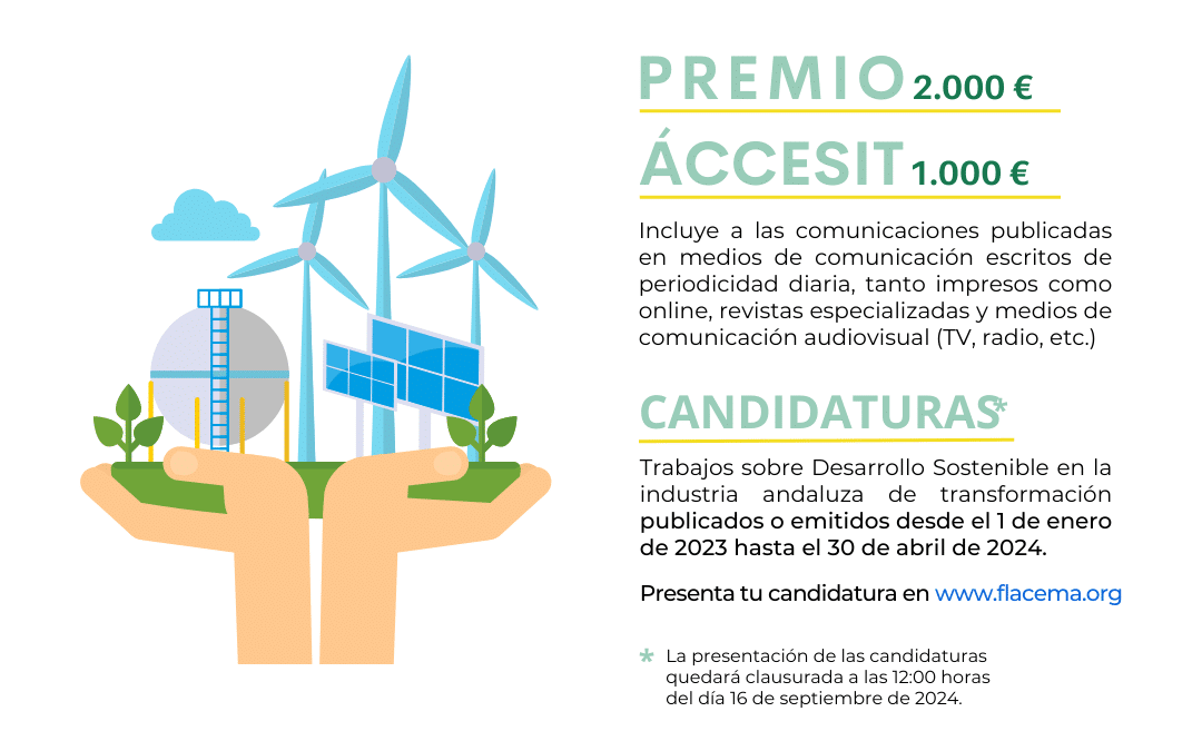 XIX edición del Premio Flacema sobre desarrollo sostenible en la industria andaluza