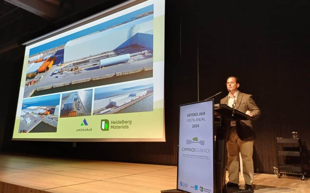 Heidelberg Materials participa en la entrega del premio Caminos Euskadi ‘Sostenibilidad y Medio Ambiente’ a Construcciones Amenábar