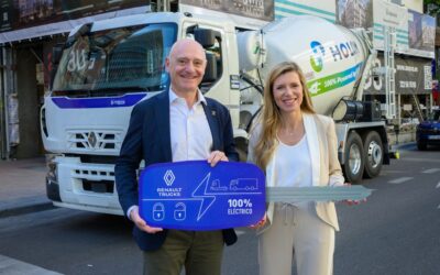 Holcim España amplía su flota de camiones hormigoneras eléctricos de la mano de Renault Trucks