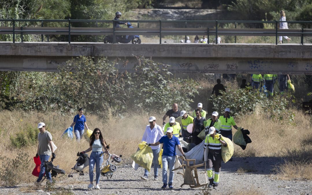 La fábrica de Málaga celebra el Día del Medio Ambiente limpiando el entorno del Arroyo Jaboneros en El Palo